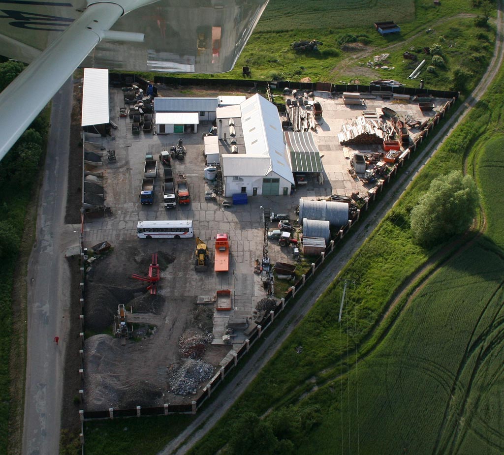 Areál STAVO – Havel, letecký pohled